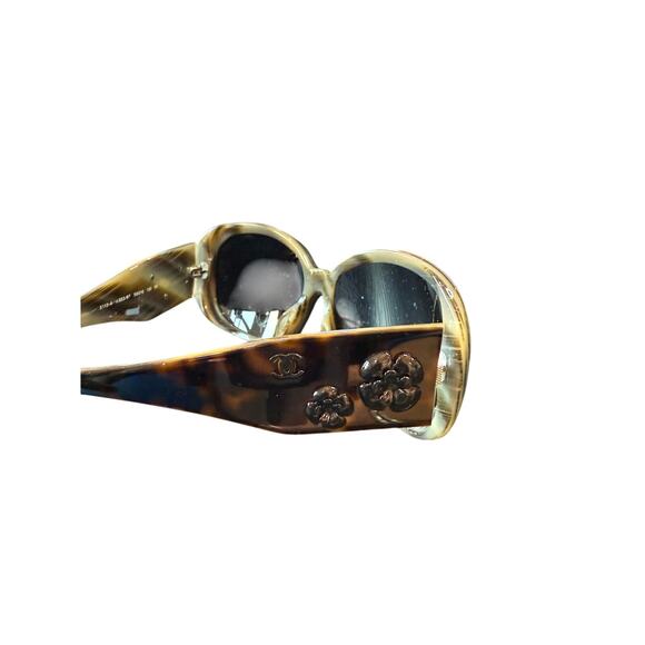 Chanel CC Coco Mark Camellia Flower Sunglasses*CASE INCLUDED* 56|16|130 - Picture 5 of 8